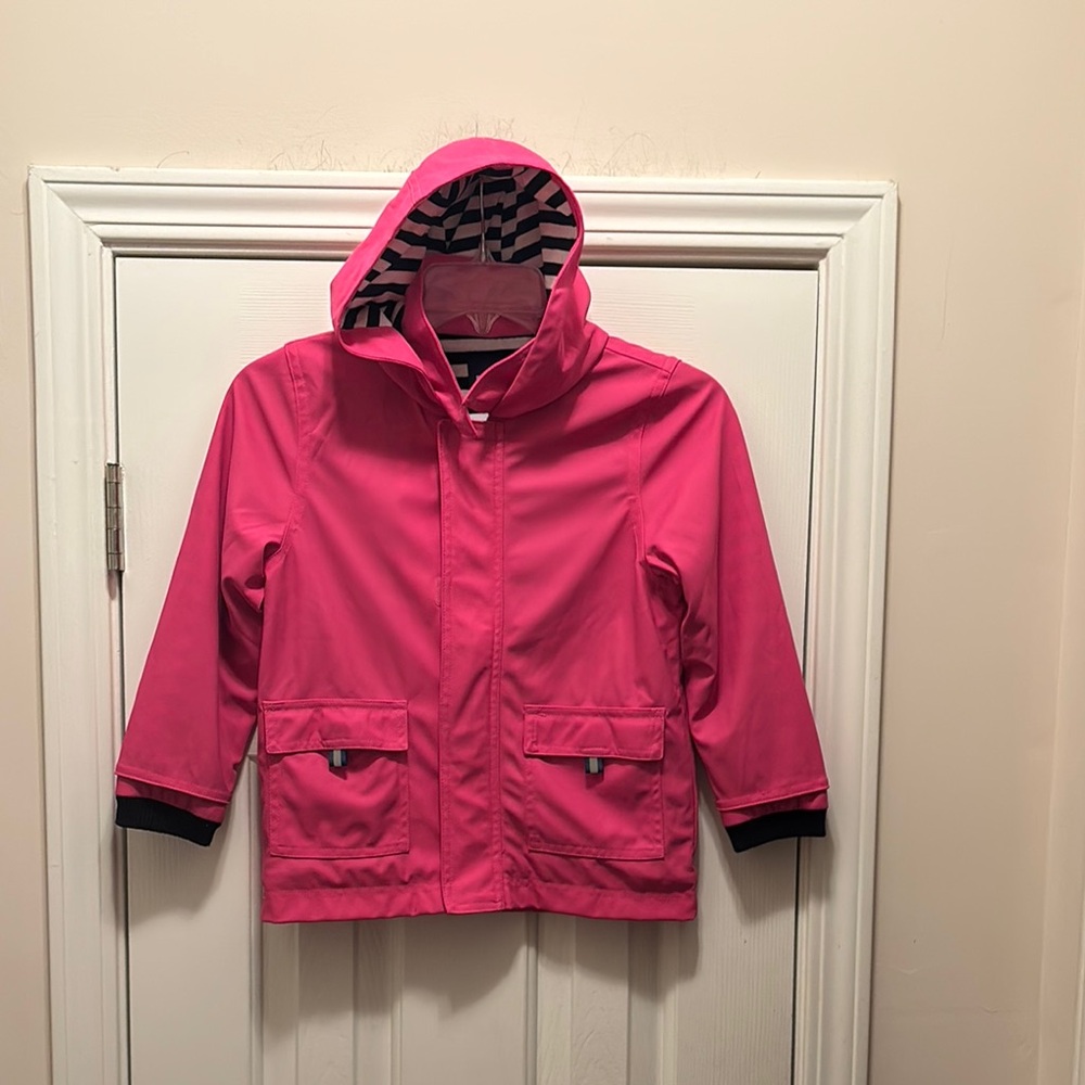 NWOT M2C Hooded Raincoat with Elastic Cuffs